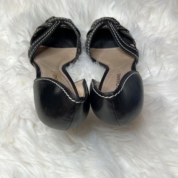 Arturo Chiang leather open peep toe heel - Picture 3 of 6